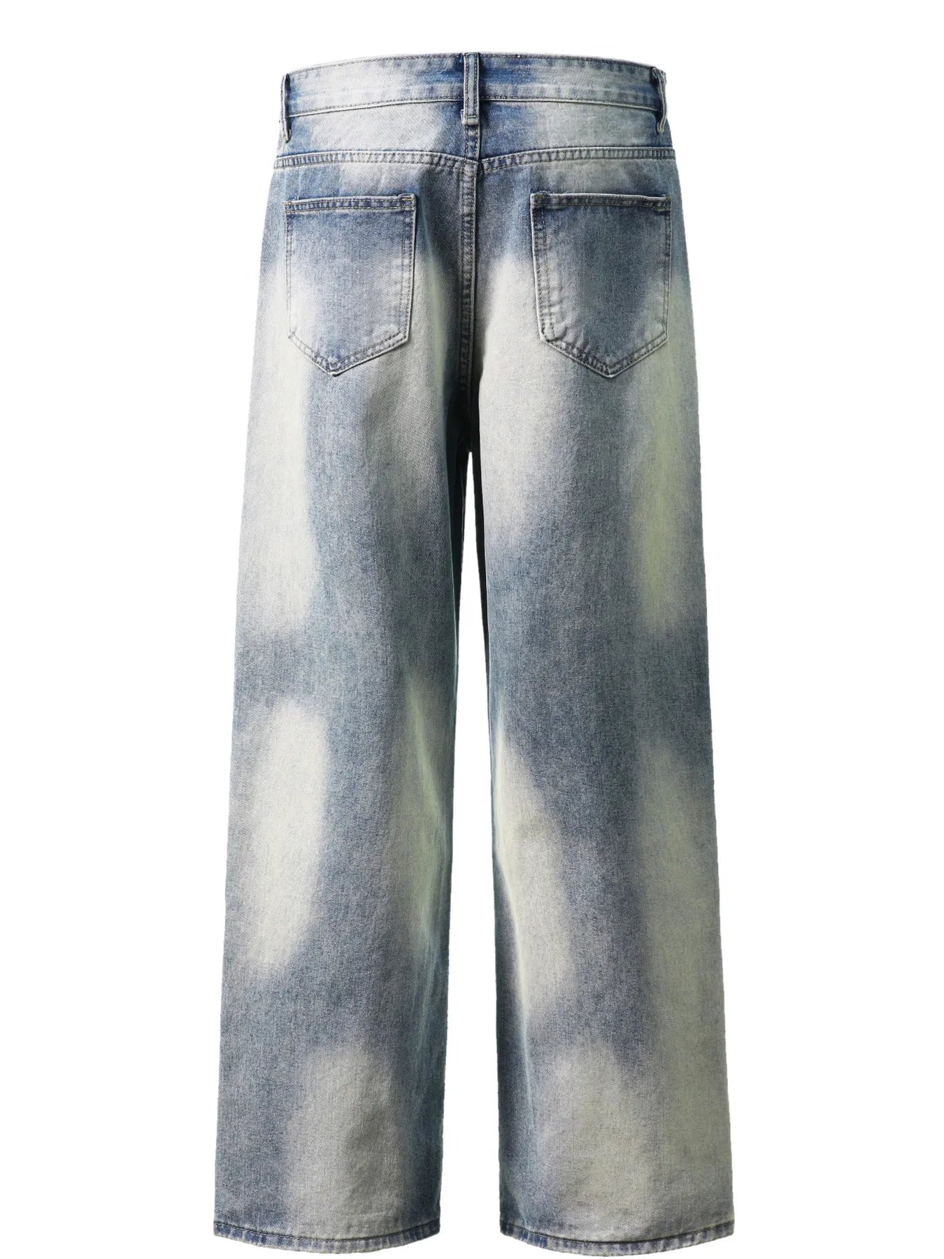 Men's Wide Leg Denim Jeans.
