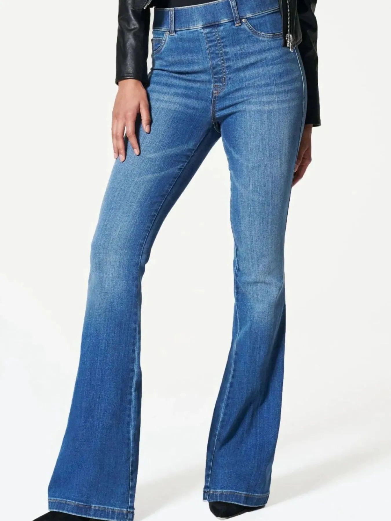 Full Size High-Waisted Flare Jeans Plus Size.