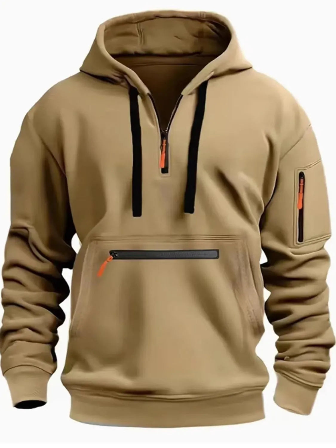 Men's Long Sleeve Hoodie Plus Size.