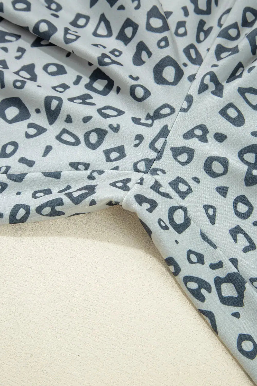 Leopard High Waist Side Bow Pants.