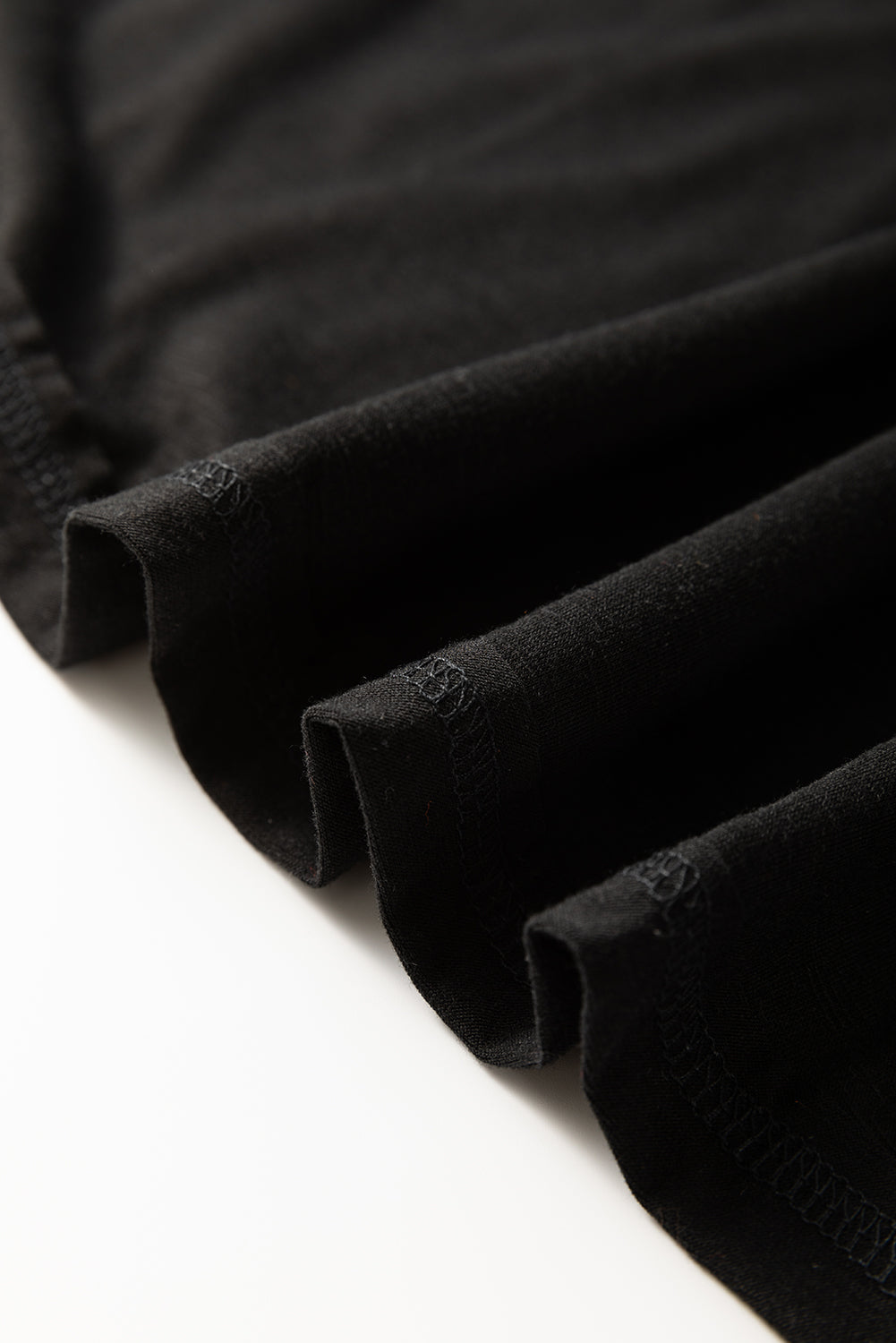 Black Faux Two Piece Floral Long Sleeve Patchwork Tee Dear-Lover Dropshipping