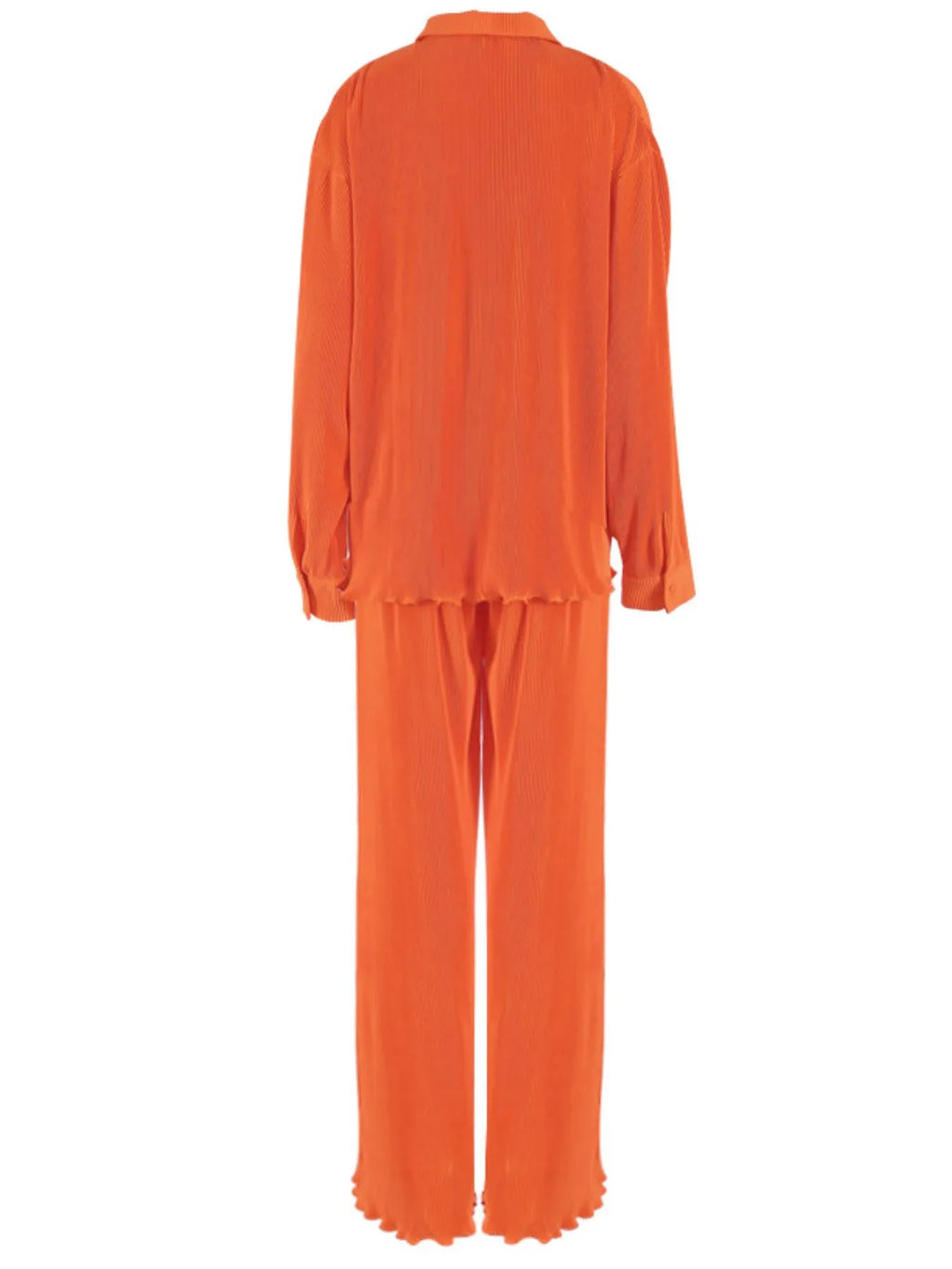 Button Up Long Sleeve Top and Pants Set.