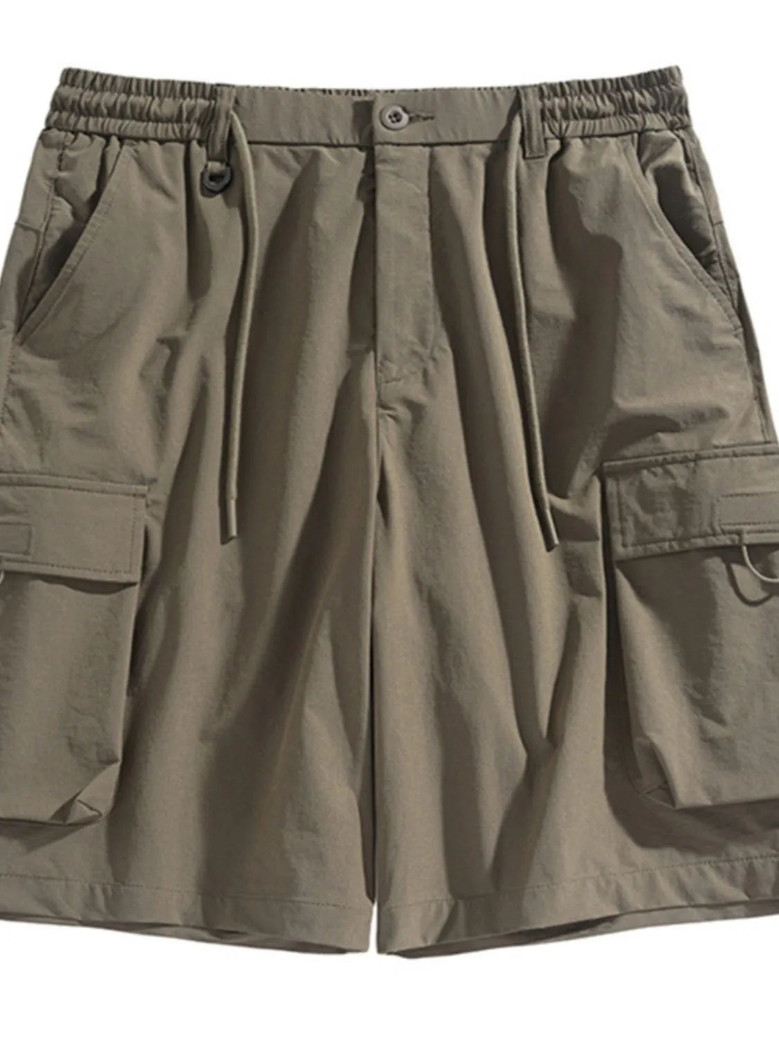 Men's Drawstring Pocketed Shorts.