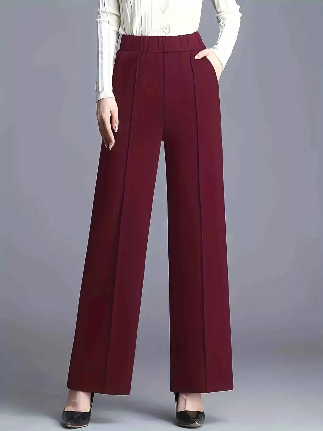 Wide Leg High Waist Pants