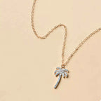 Palm Tree Pendant Necklace