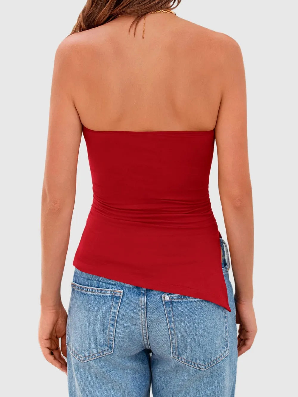Side Slit Tube Top.