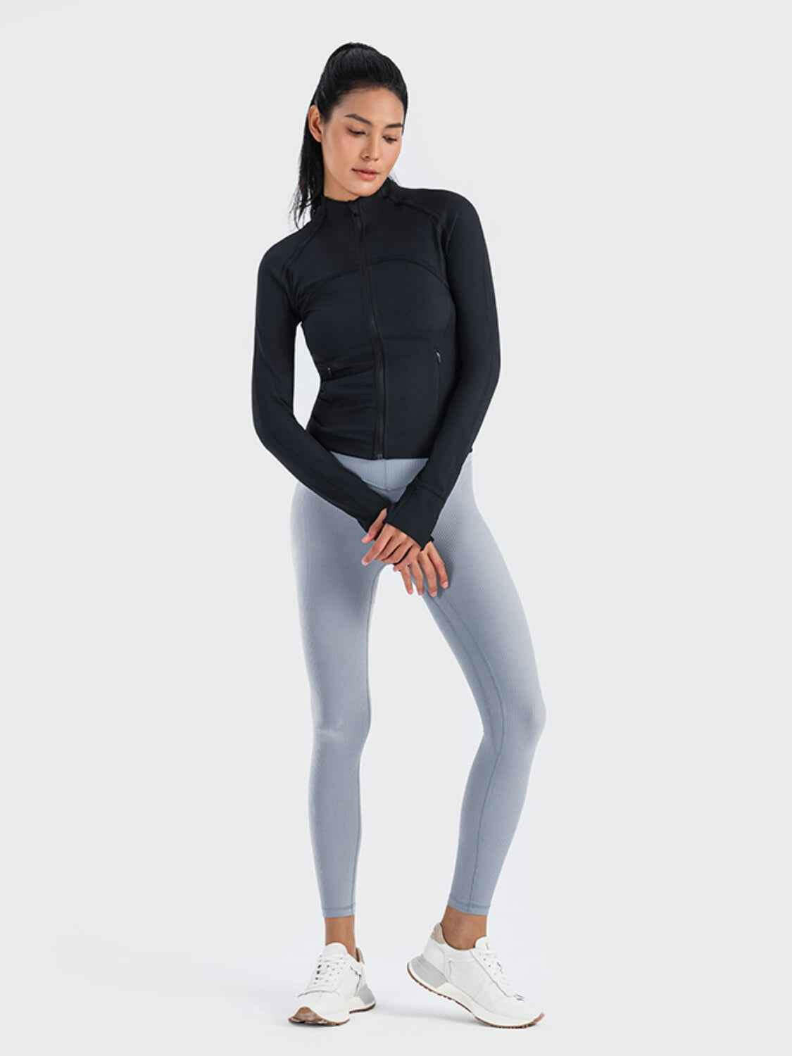 Millennia Zip-Up Long Sleeve Sports Jacket.