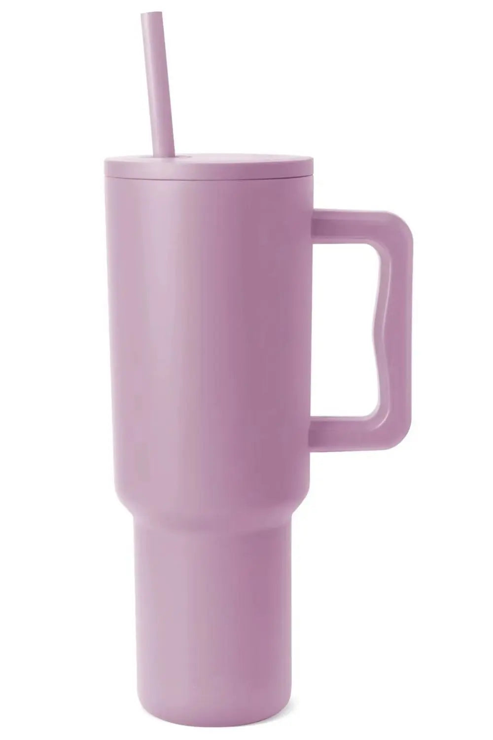Stainless Steel Tumbler with Matching Straw.