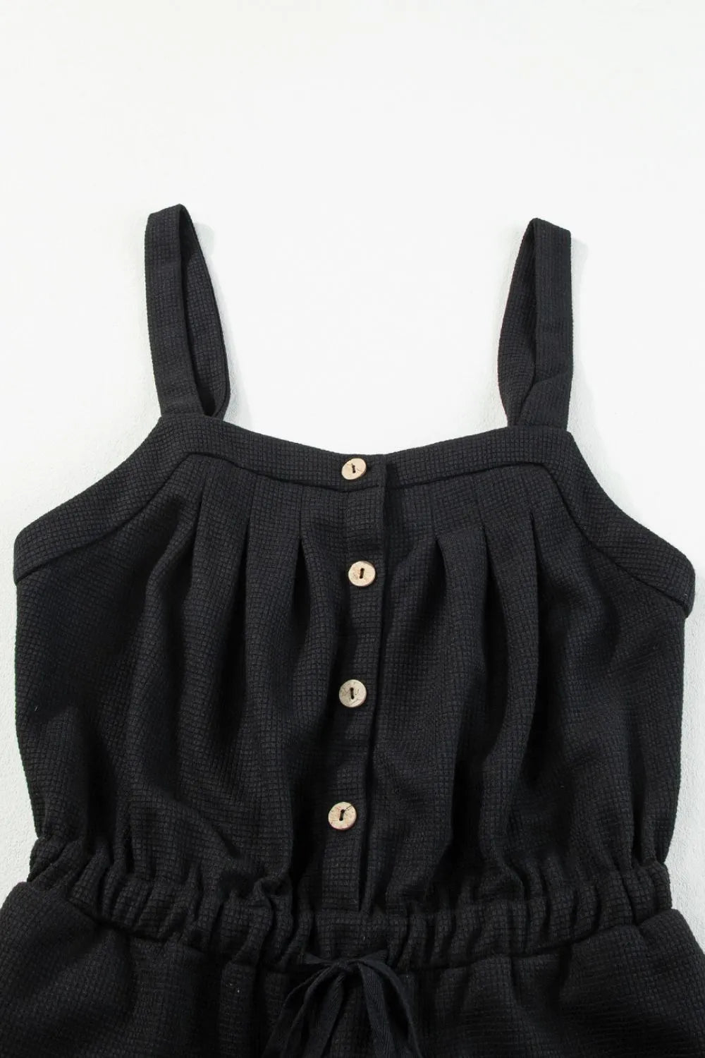 Straps Button Jumpsuit.