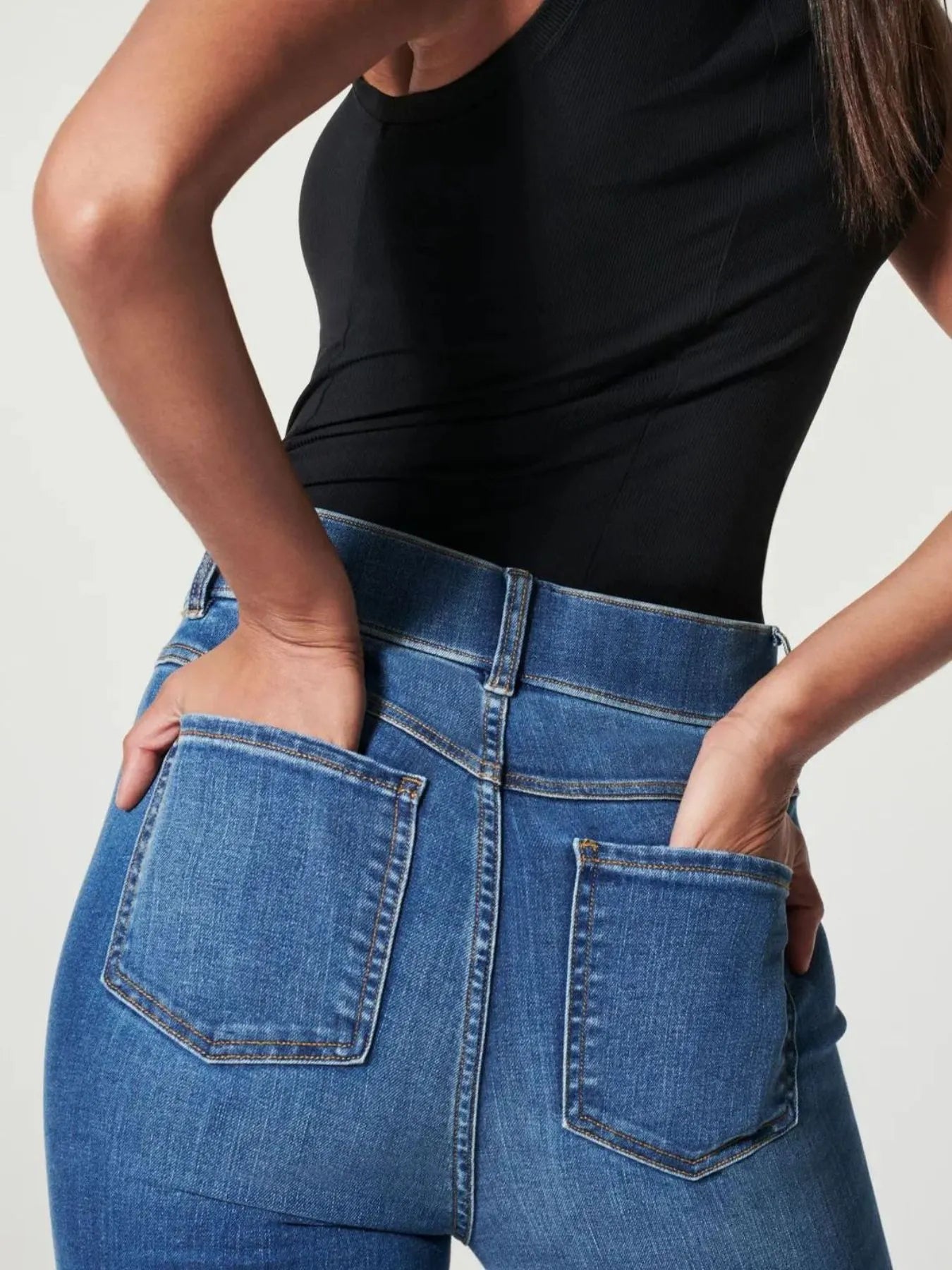 Full Size High-Waisted Flare Jeans Plus Size.