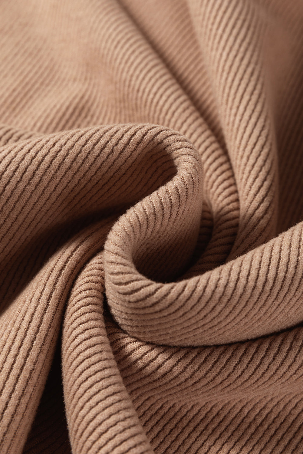 Dark Khaki Leopard Drawstring Pullover Hoodie and High Waist Pants Corduroy Suit Dear-Lover Dropshipping