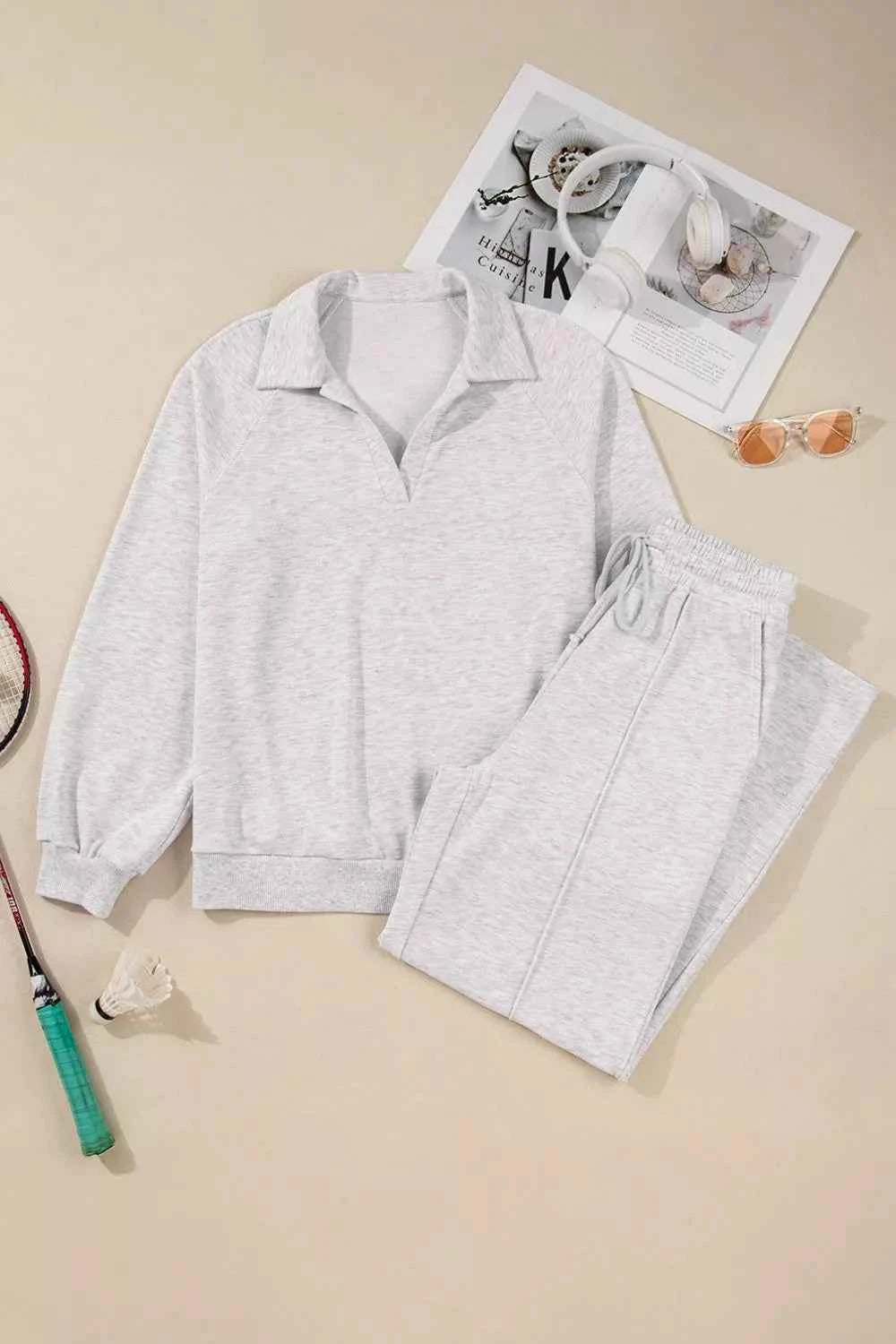 Long Sleeve Sweatshirt and Pants Set