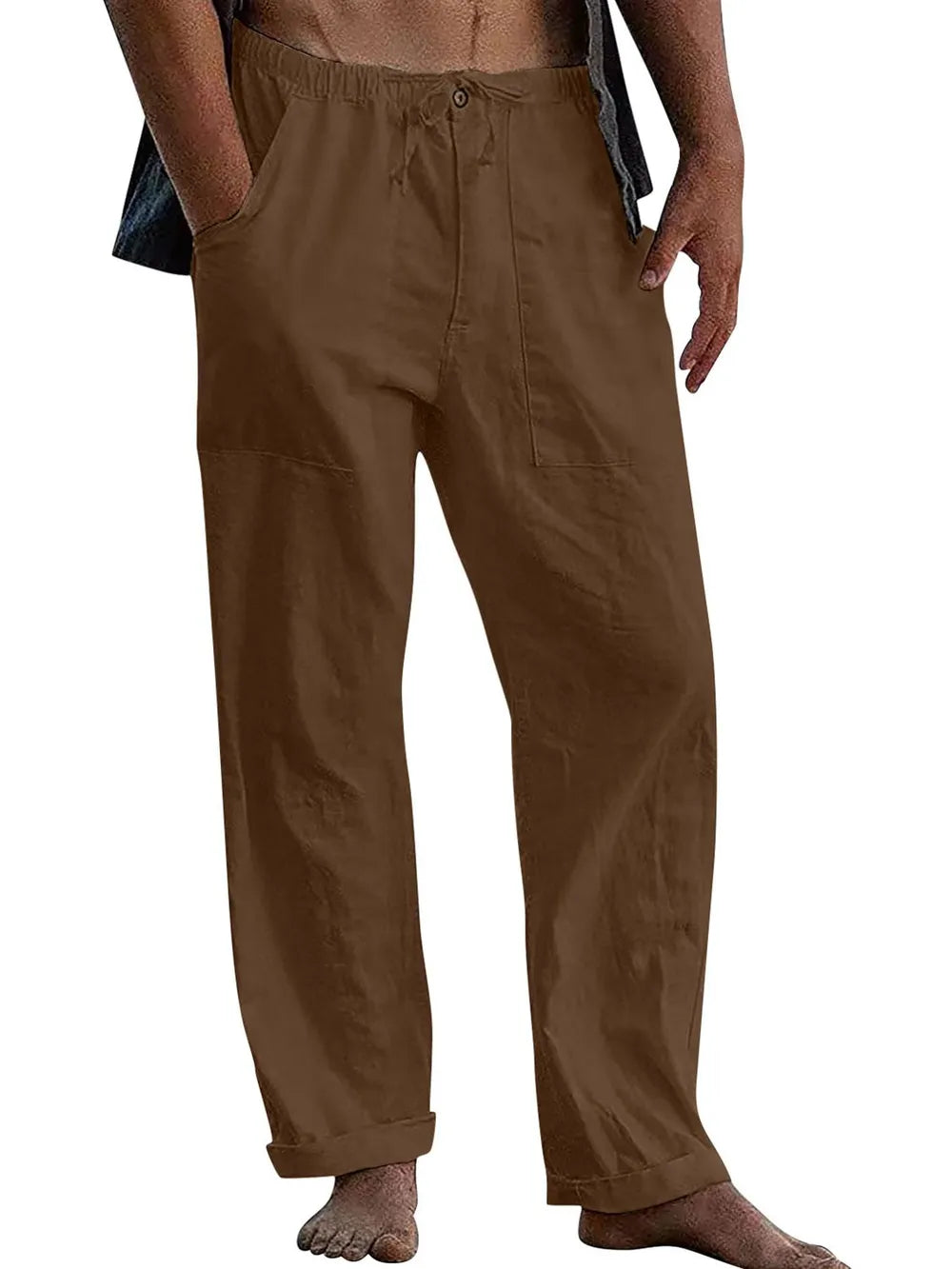 Men's Full Size Loose Fit Pants Plus Size.