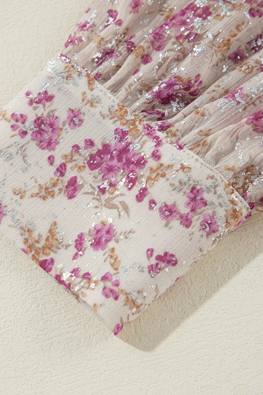 Printed Collared Neck Long Sleeve Shirt.