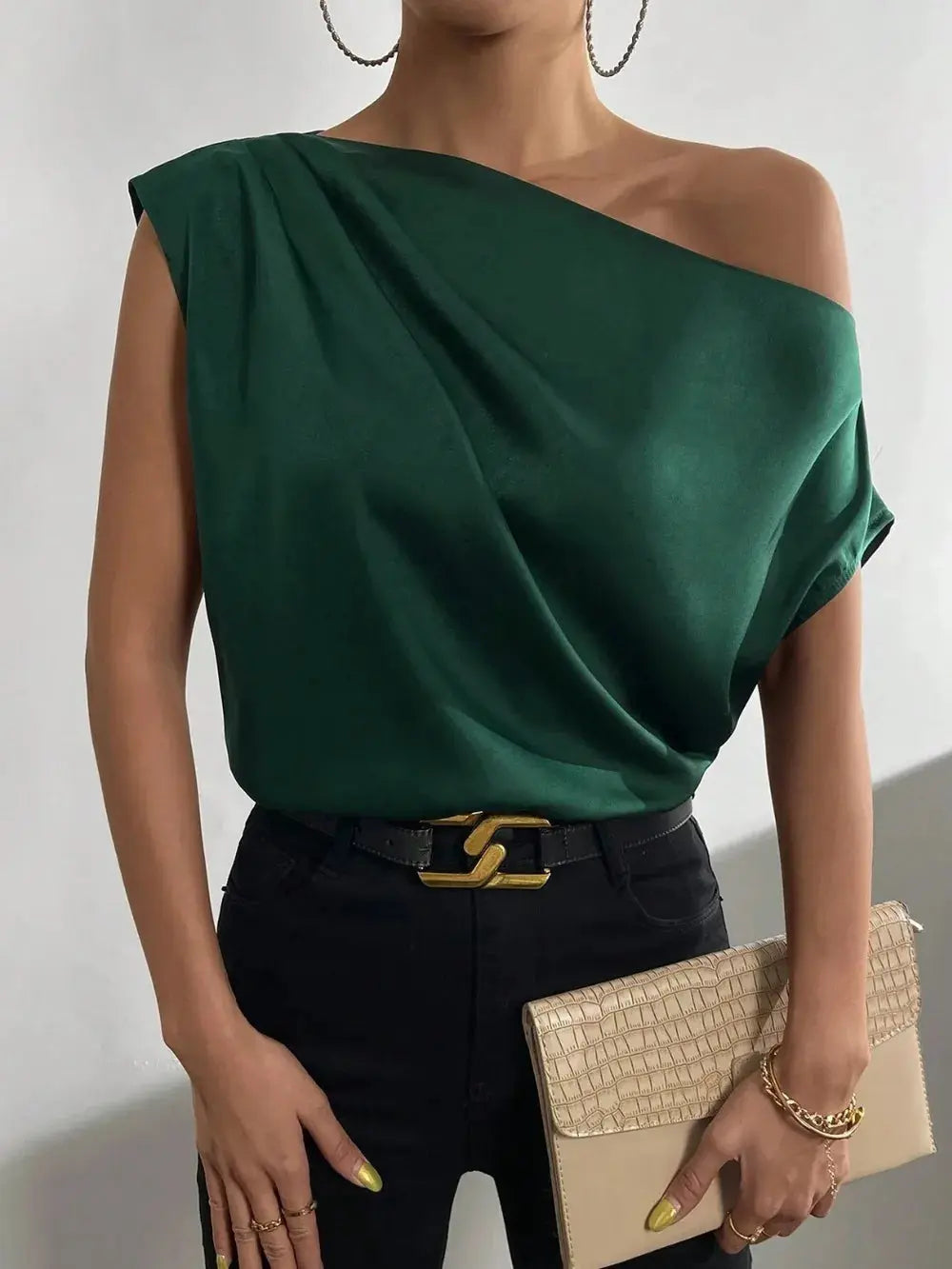 Single Shoulder Blouse WOMEN.