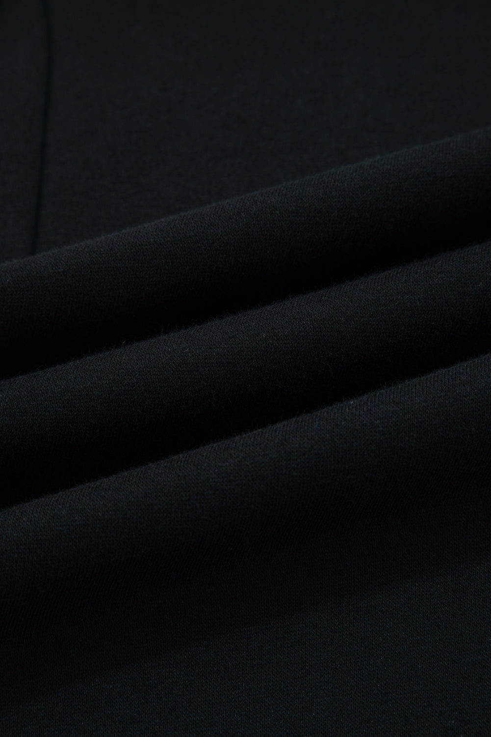 Black Fleece Lined Leopard Drawstring Elastic Waist Solid Pants Dear-Lover Dropshipping