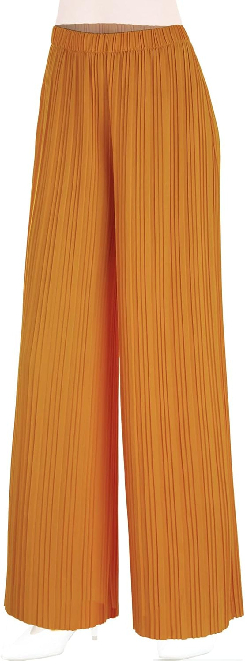 Made by Johnny Women'S Pleated Wide Leg Palazzo Pants with Drawstring
