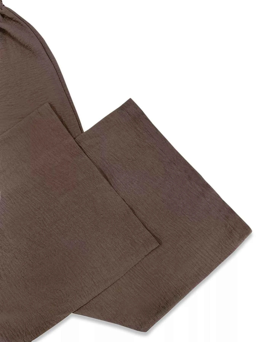 Long Sleeve Shirt and Wide Leg Pants Set