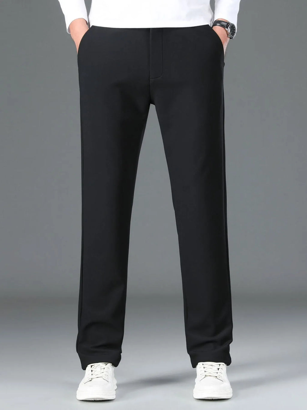 Men's Loose Fit Pants with Pockets.