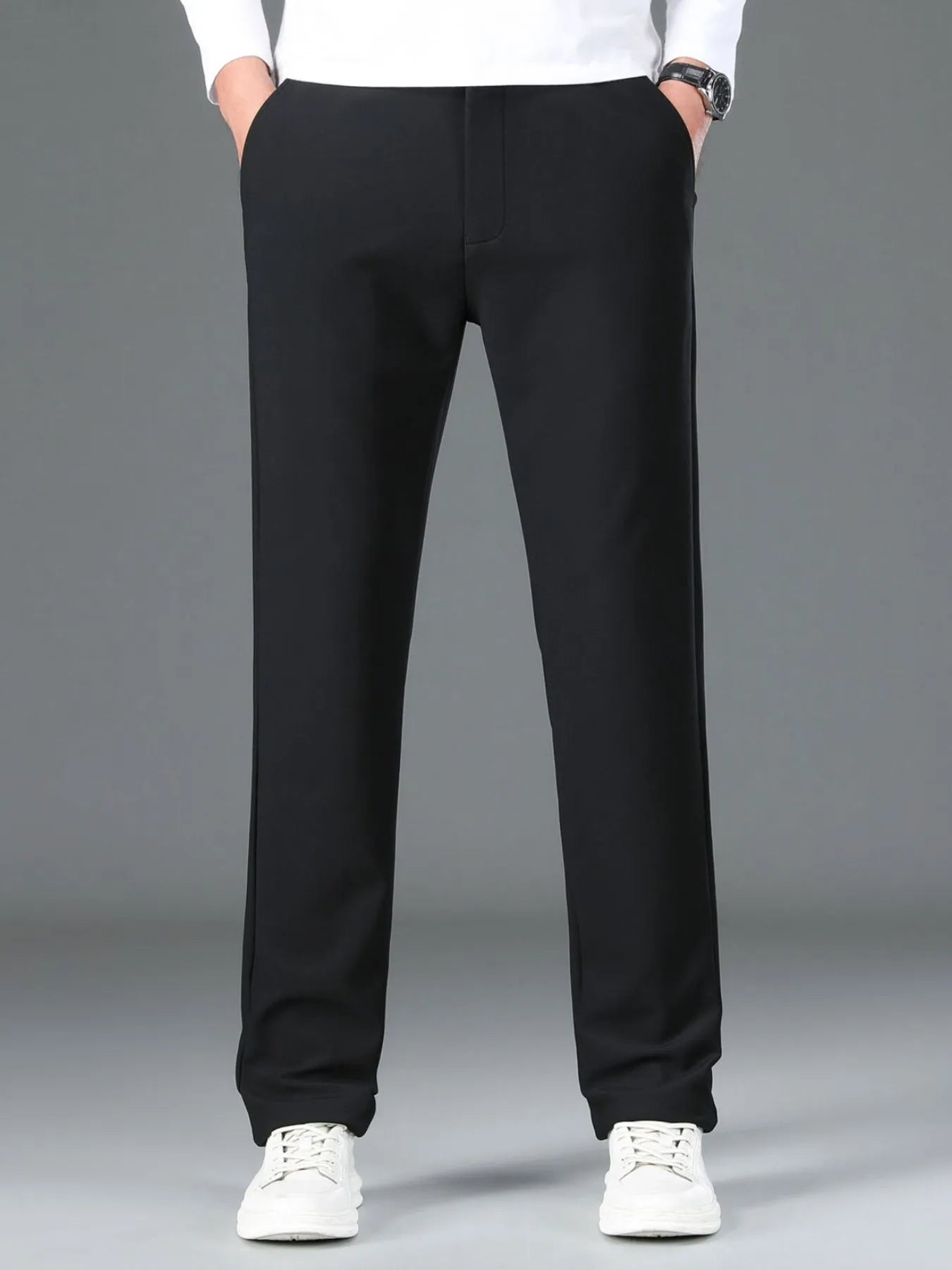 Men's Loose Fit Pants with Pockets.