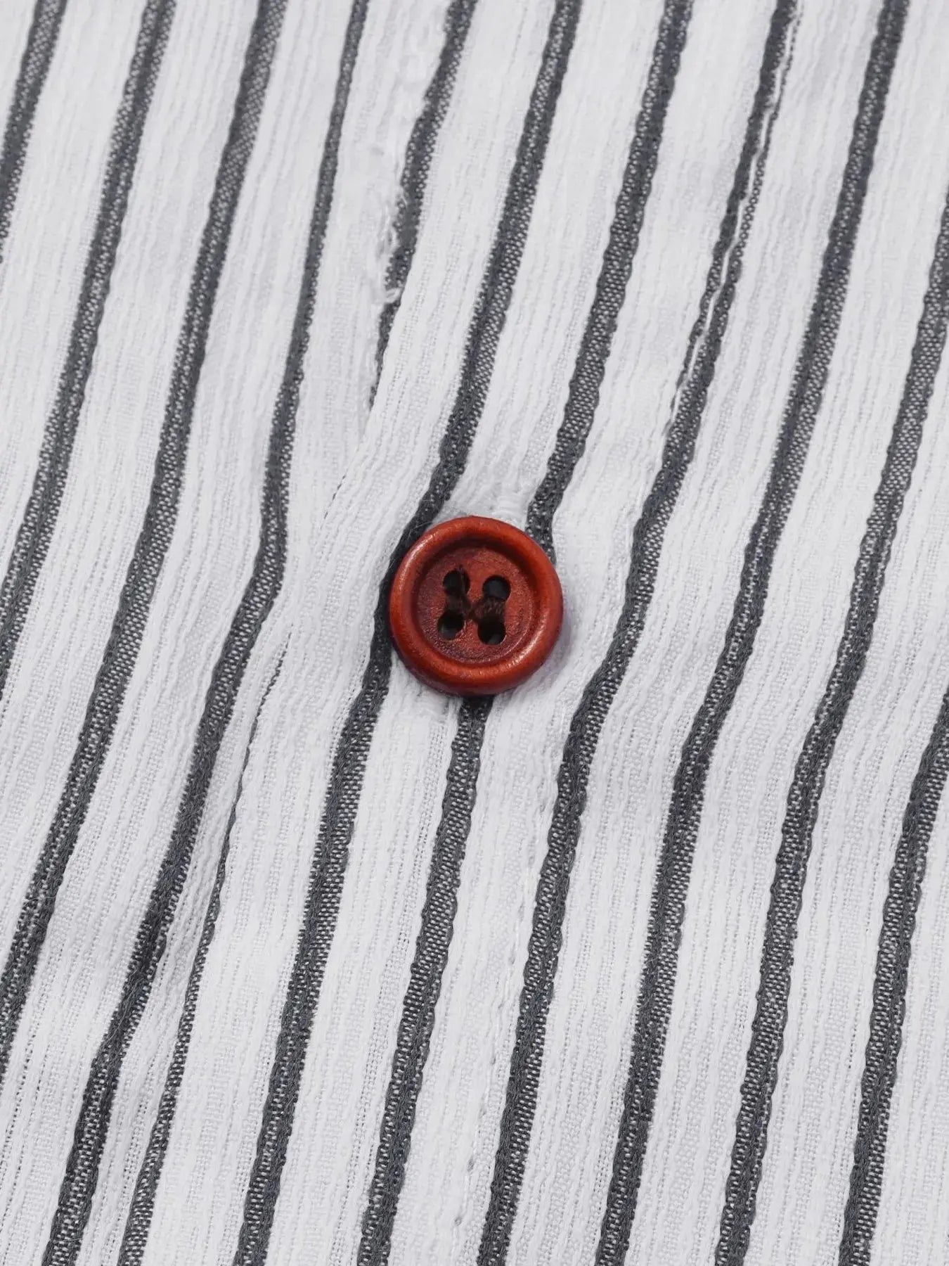 Men's Plus Size Striped Short Sleeve Button-Down Shirt.