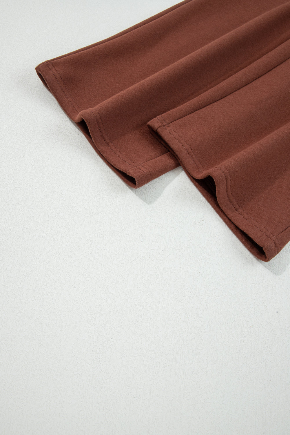 Coffee Fleece Lined Leopard Drawstring Elastic Waist Solid Pants Dear-Lover Dropshipping