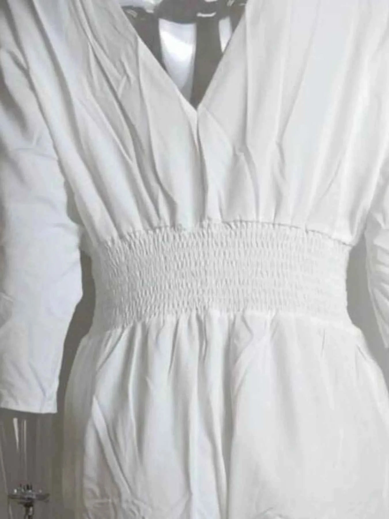 Full Size Wide-Leg Wrap Jumpsuit with Kimono Sleeves Plus Size