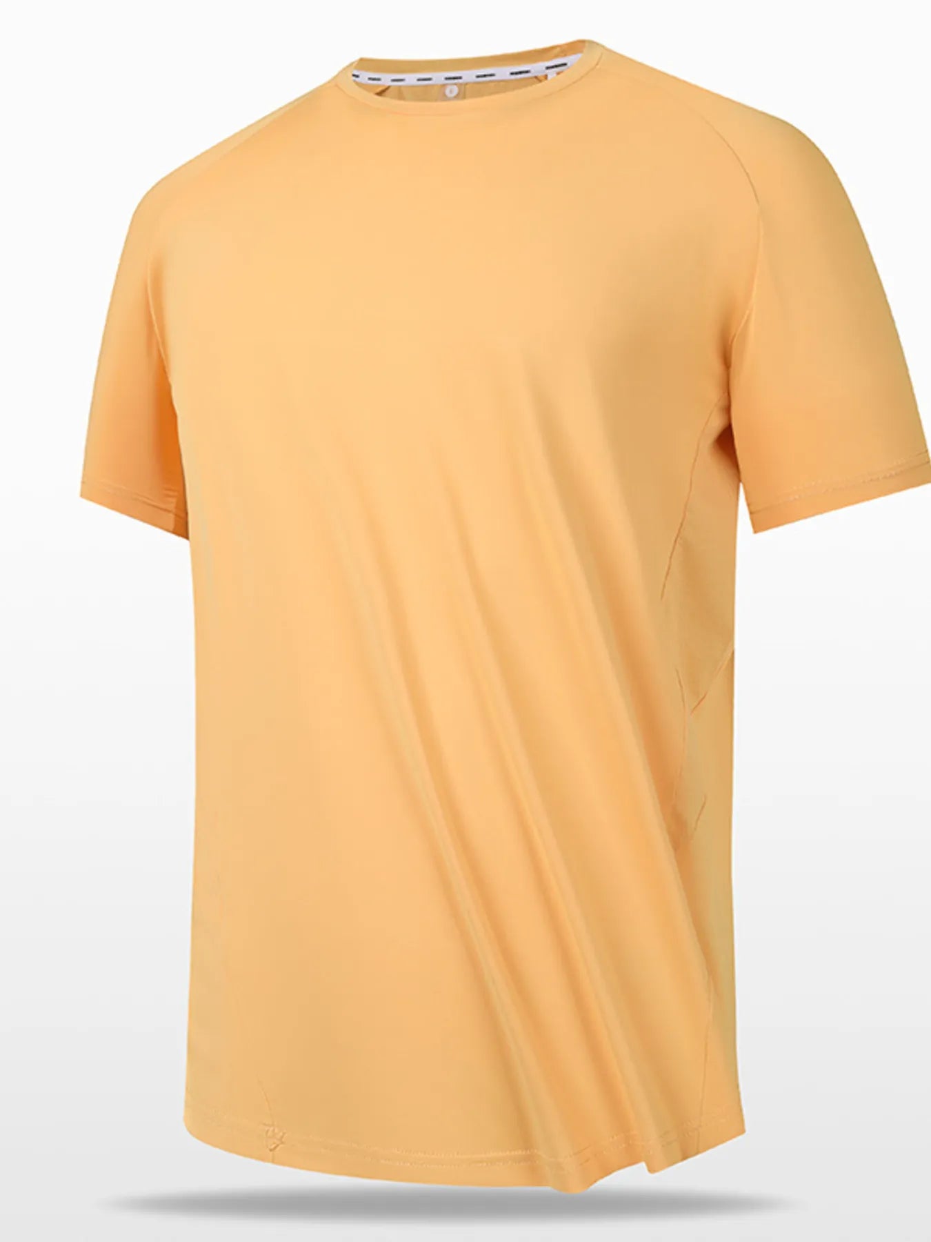 Men's Full Size Round Neck Short Sleeve T-Shirt.