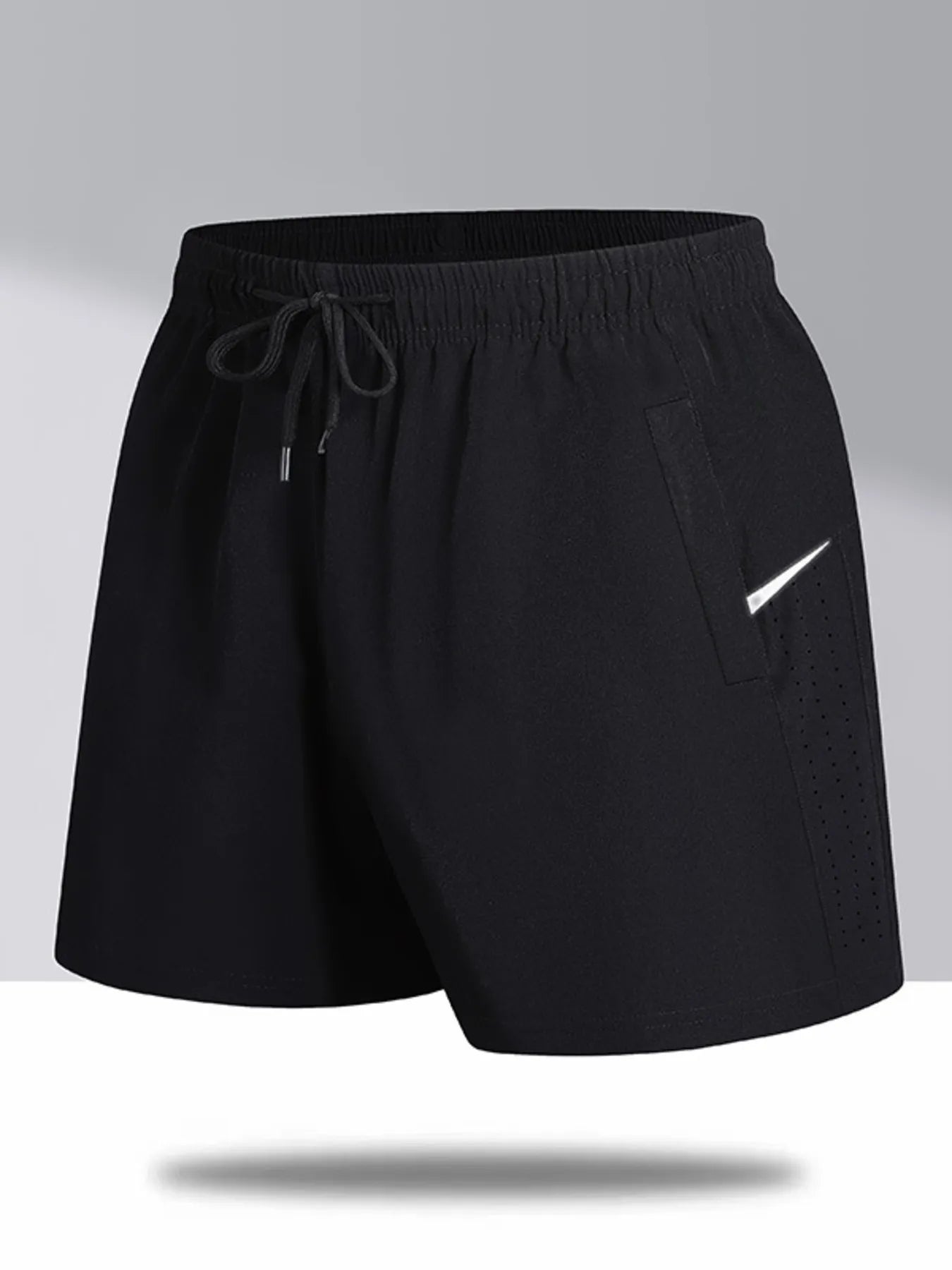 Men's Plus Size Drawstring Shorts.