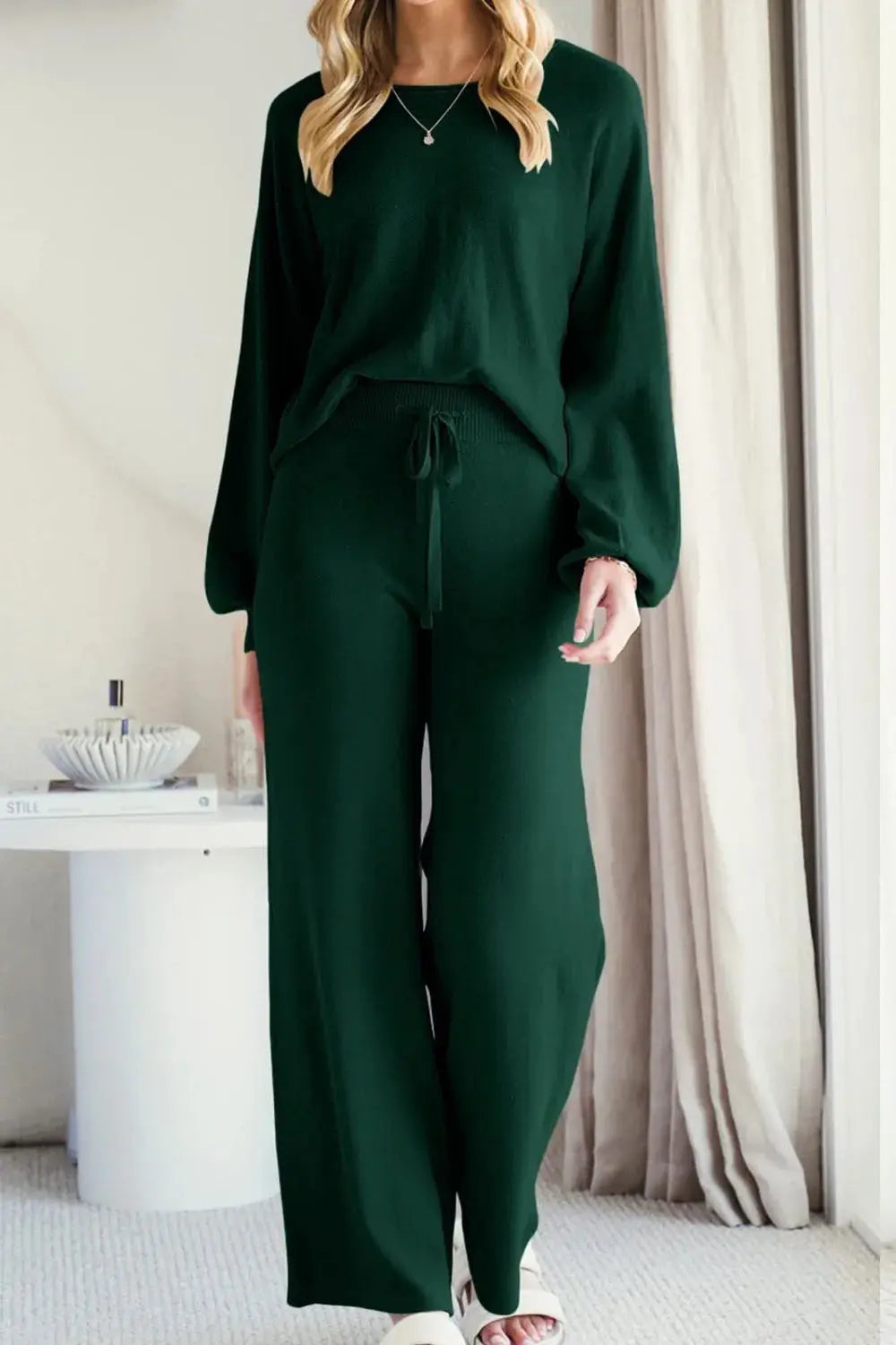 Long Sleeve Top and Pants Set WOMEN - CHIC TB