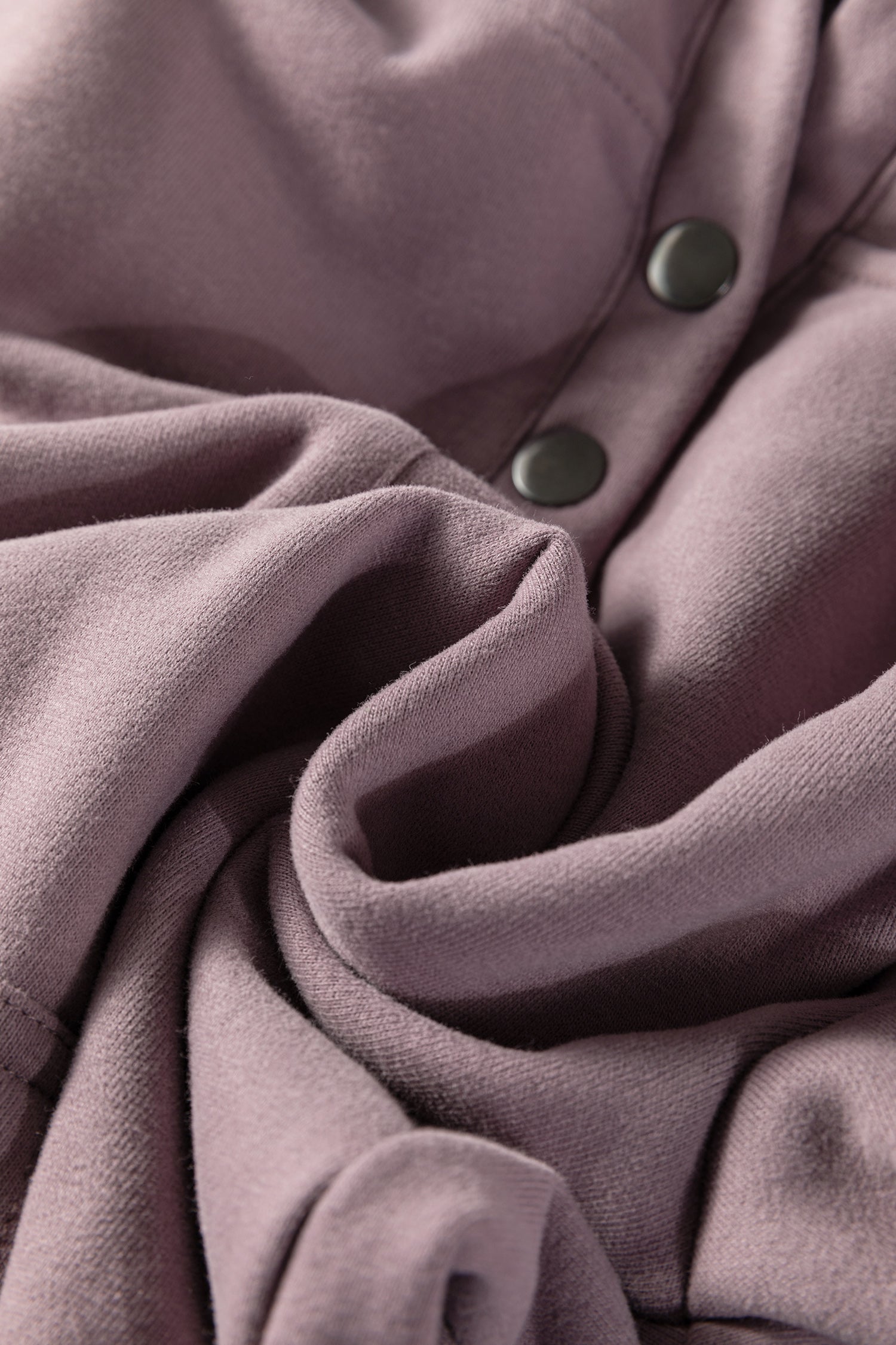 Valerian Button Drawstring Hooded Pullover and Casual Short Set