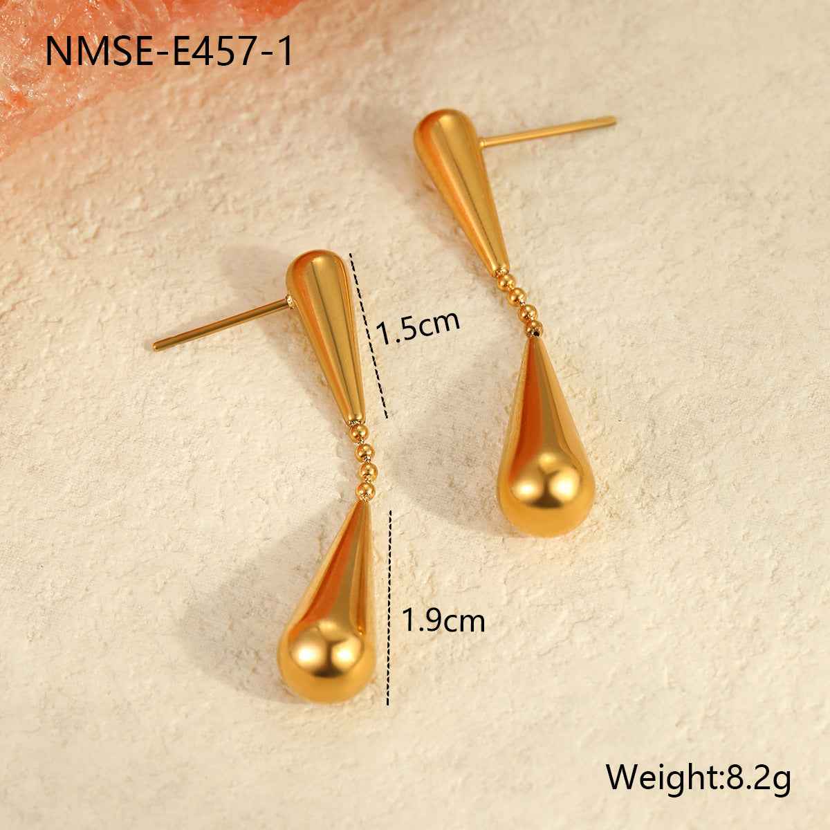 Minimalist Cool Feng Shui Drop Earrings