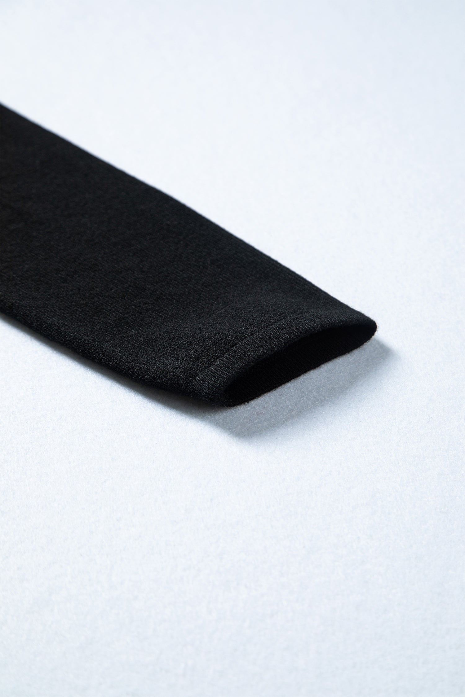 Black Asymmetric Neck Batwing Sleeve Shift Mini Sweater Dress Dear-Lover Dropshipping