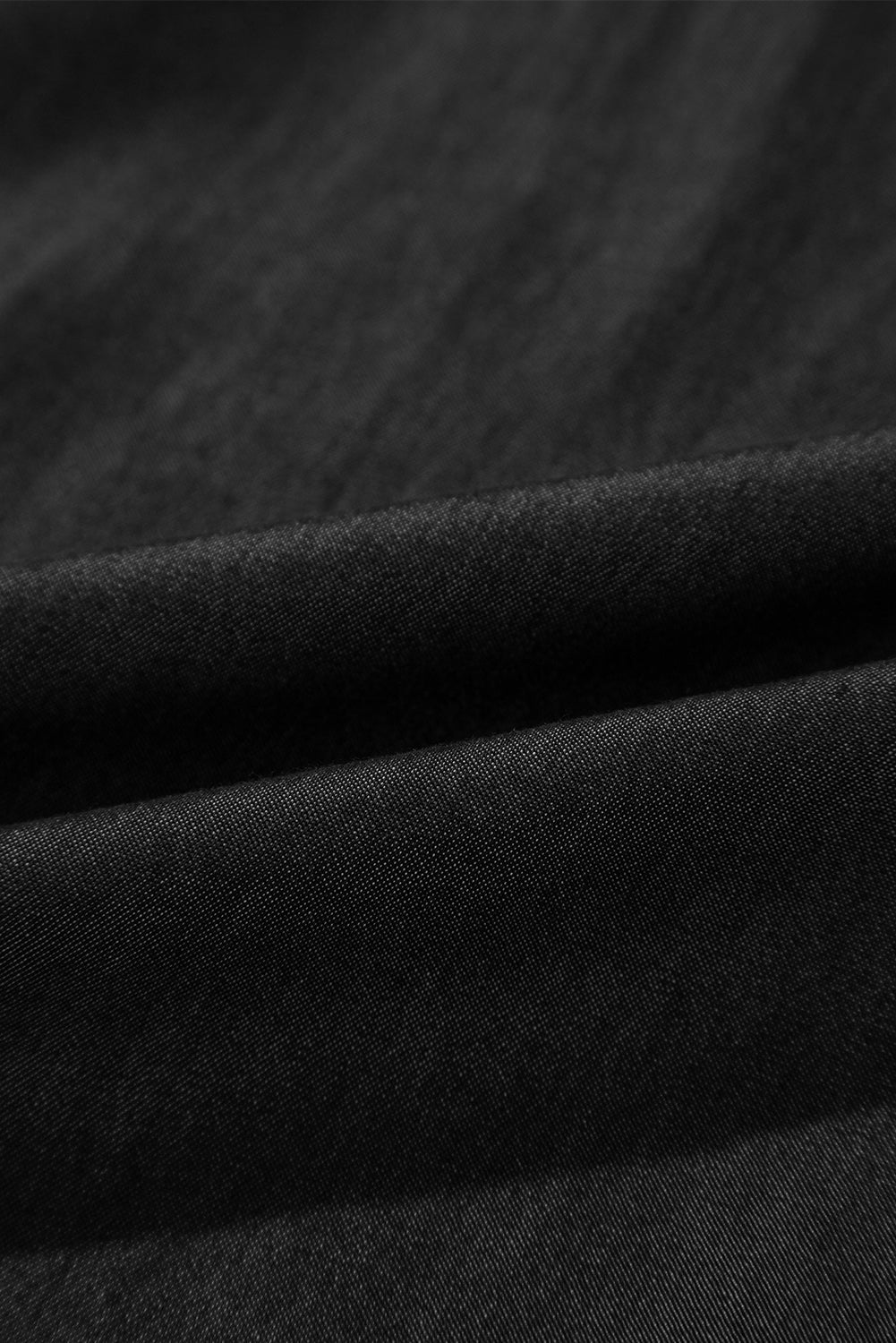 Black Side Pockets Frilled Smocked High Waist Wide Leg Jeans Dear-Lover Dropshipping