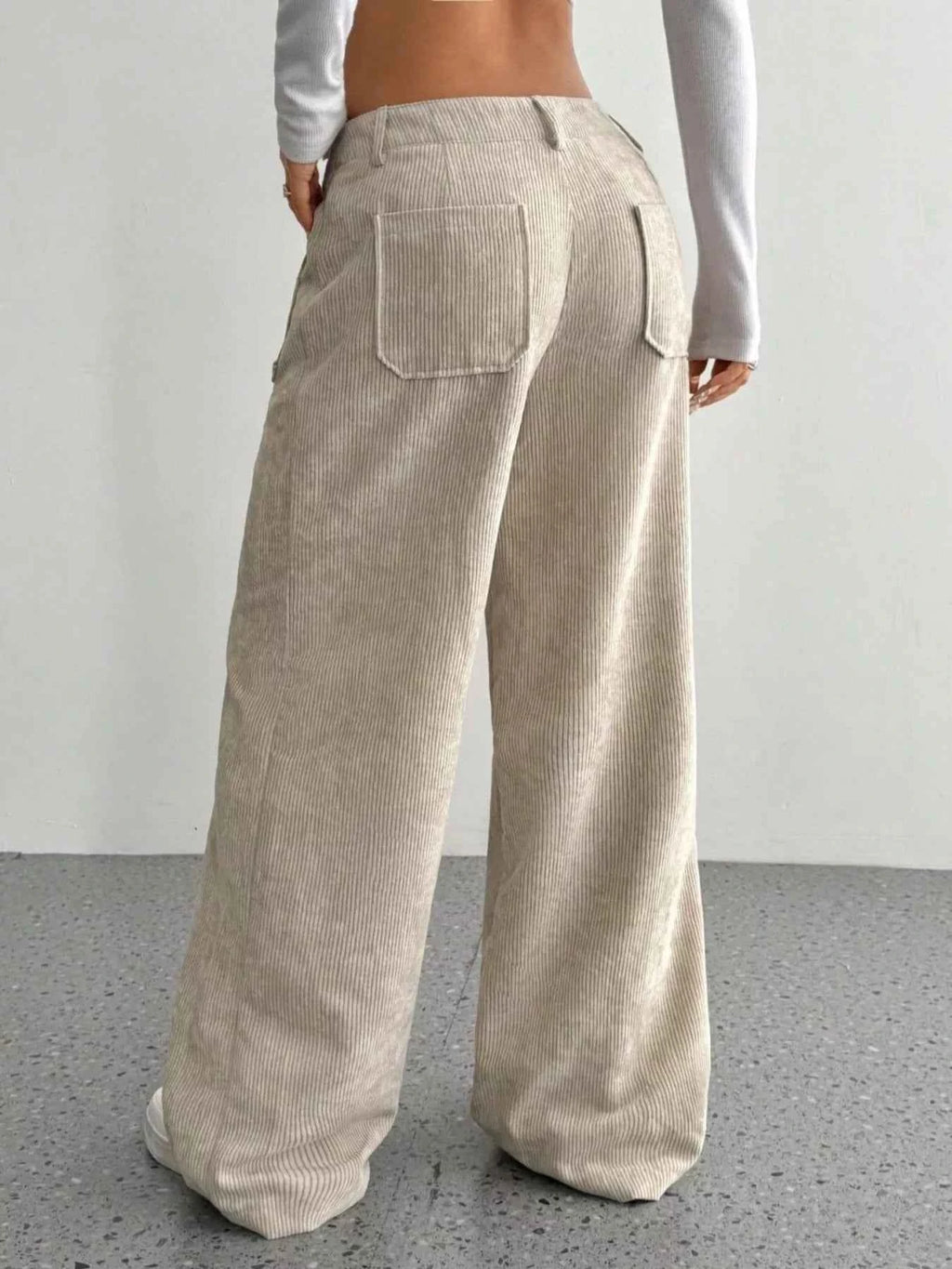 Wide Leg Corduroy Pants
