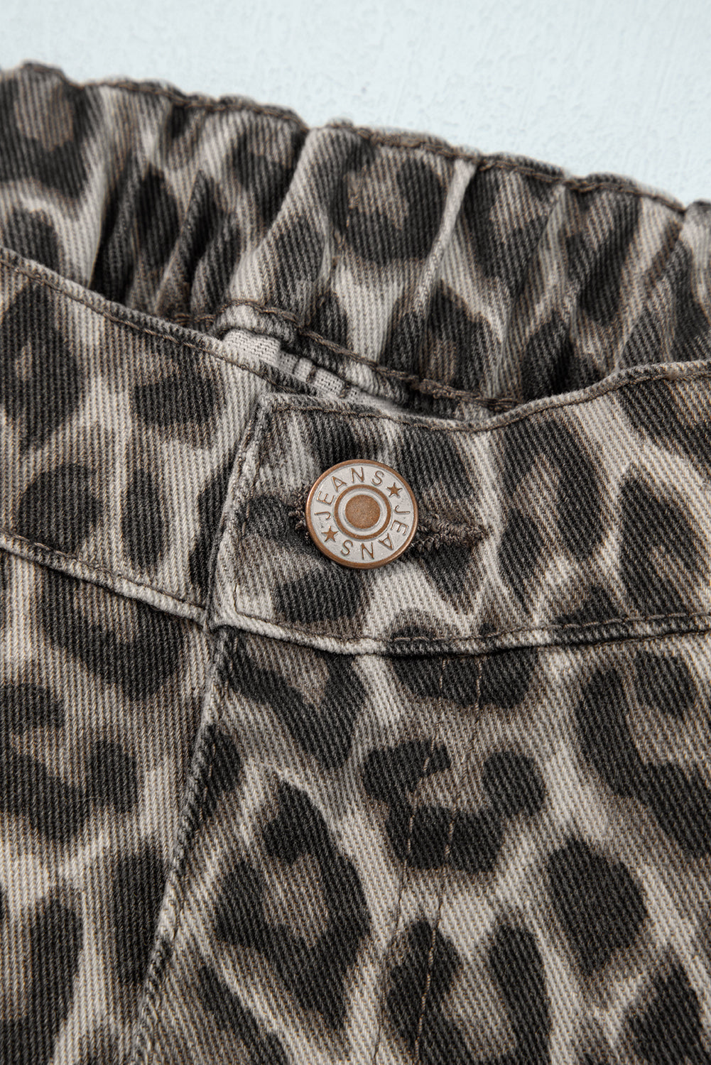 Yellow Leopard Straight Loose Leg Jeans Dear-Lover Dropshipping