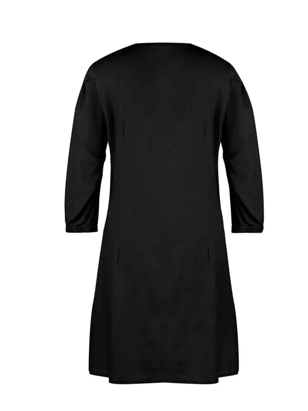 V-Neck Half Sleeve women Dress.