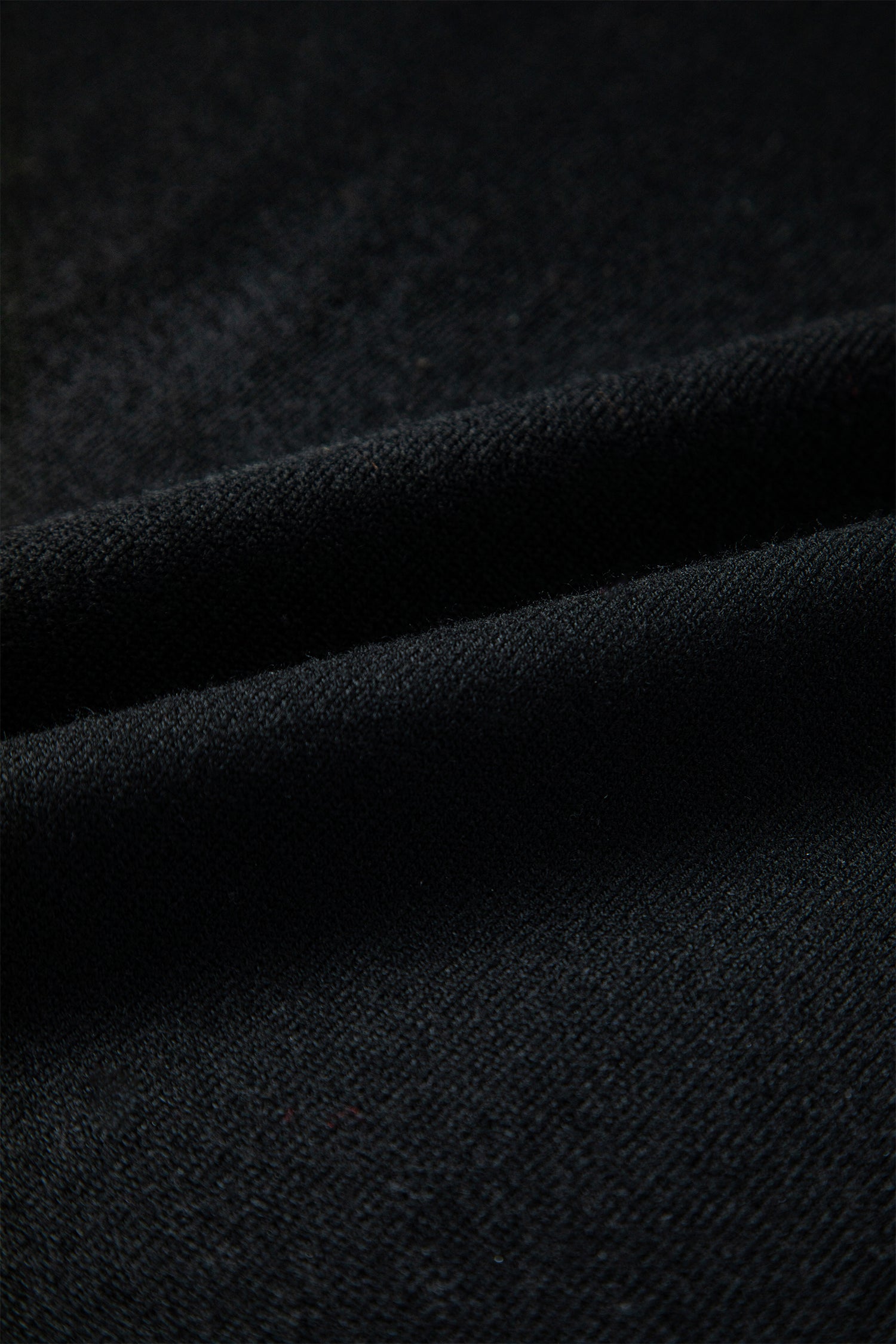 Black Asymmetric Neck Batwing Sleeve Shift Mini Sweater Dress Dear-Lover Dropshipping