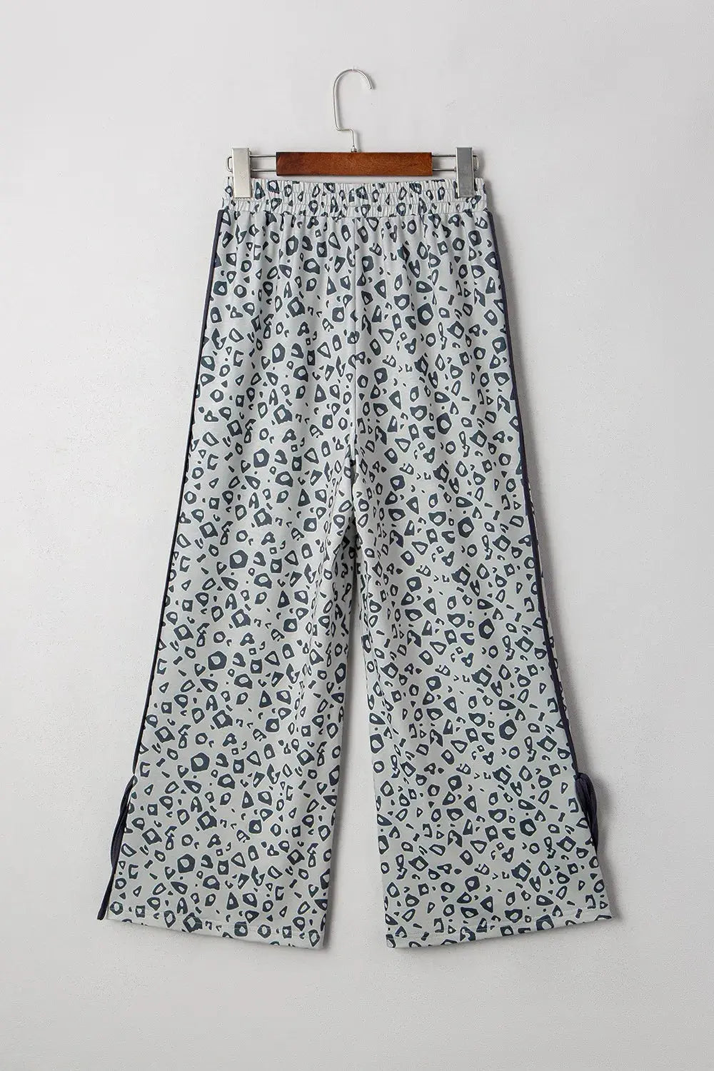 Leopard High Waist Side Bow Pants.