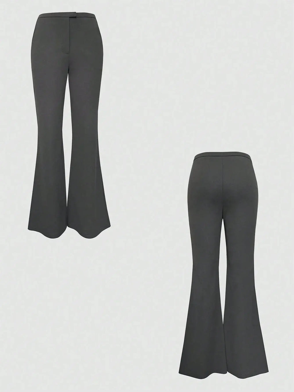 High Waist Flare Leg Trousers.