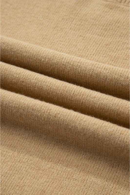 Ava Cuff Contrast Trim Sweater