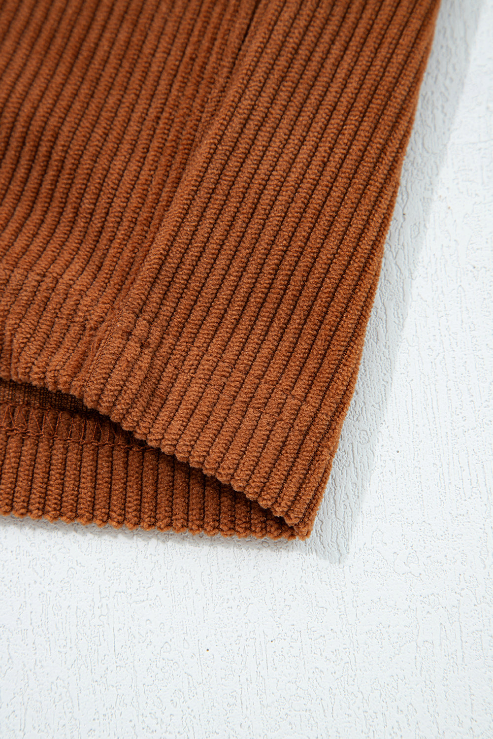 Chestnut Drawstring Elastic Waist Casual Corduroy Pants Dear-Lover Dropshipping