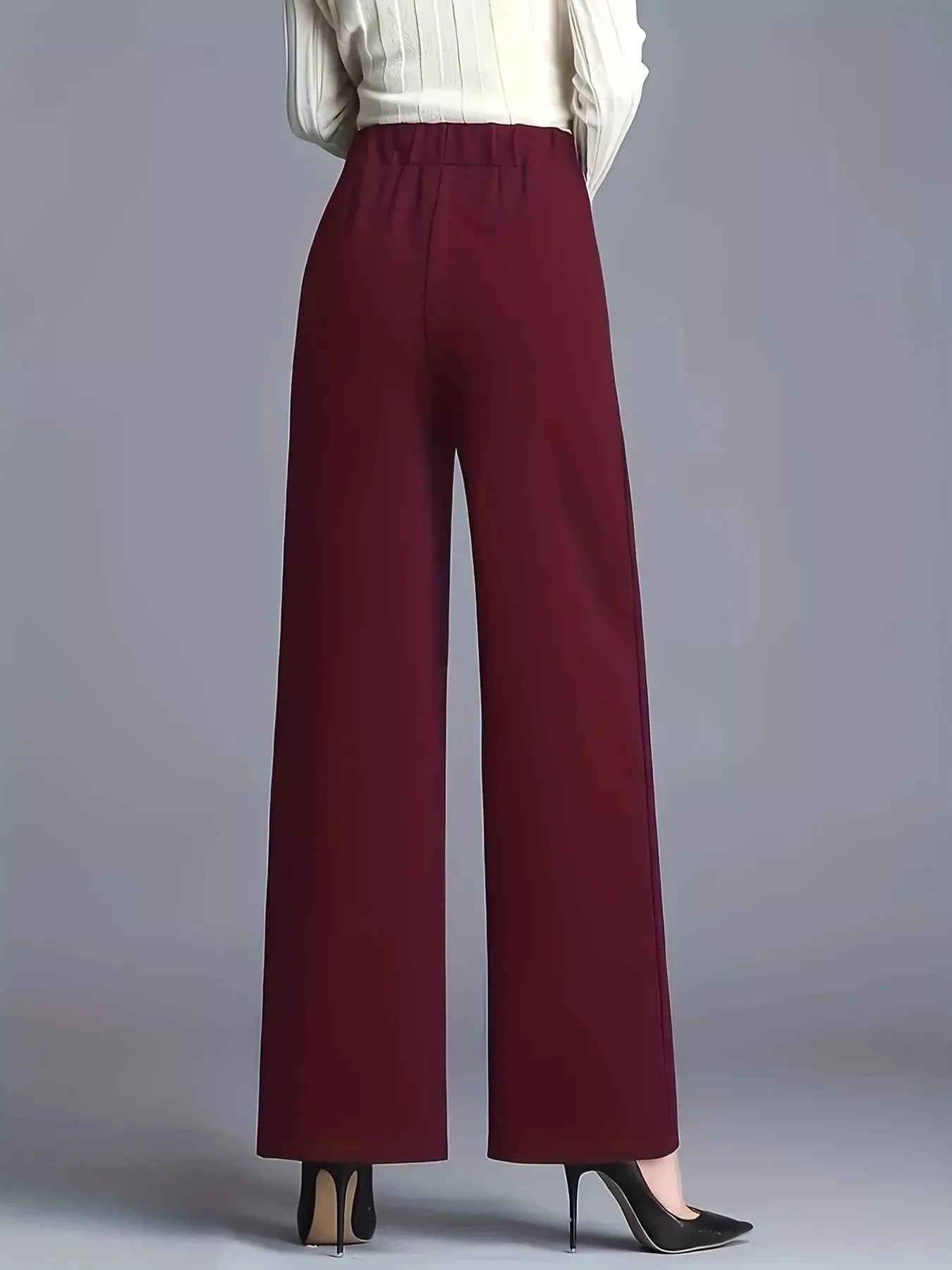 Wide Leg High Waist Pants
