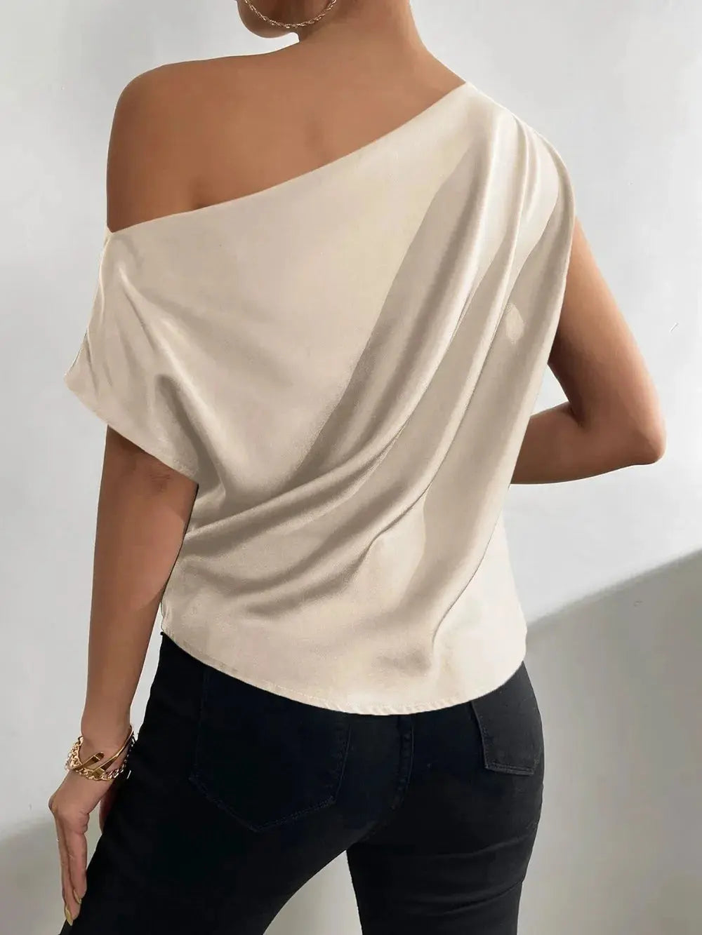 Single Shoulder Blouse WOMEN.