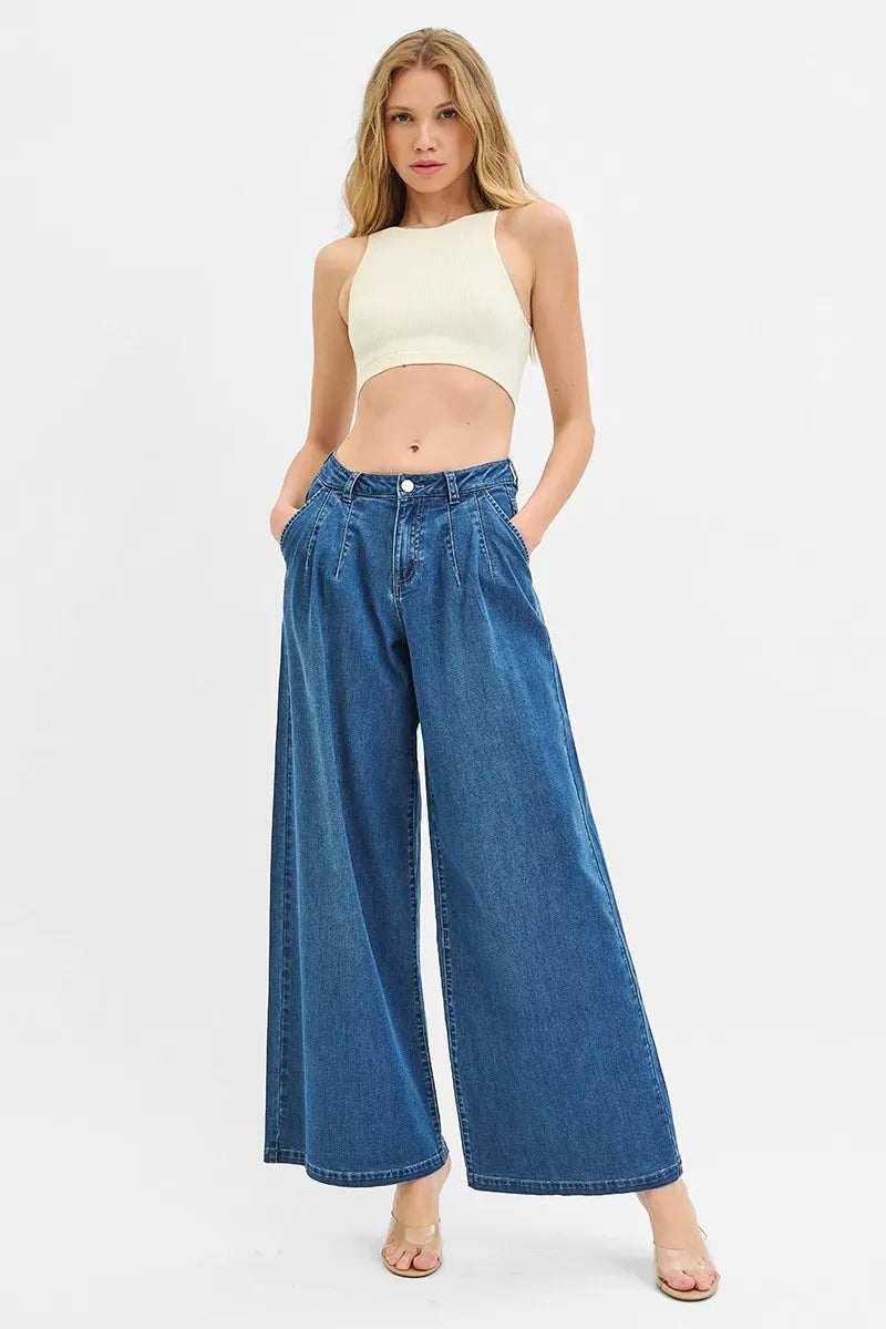 Wide Leg Denim great Look Jeans.