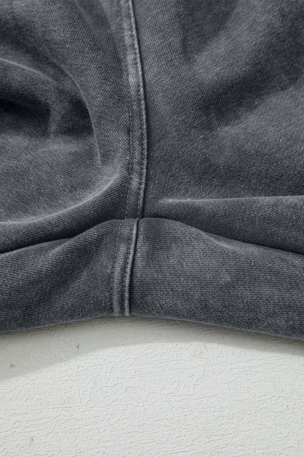 Medium Grey Mineral Wash Jogger Style High Waist Casual Pants Dear-Lover Dropshipping