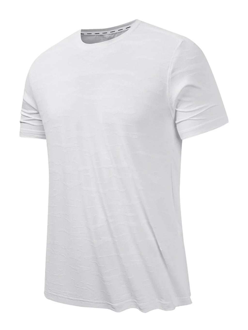 Men's Plus Size Round Neck Short Sleeve Active T-Shirt.