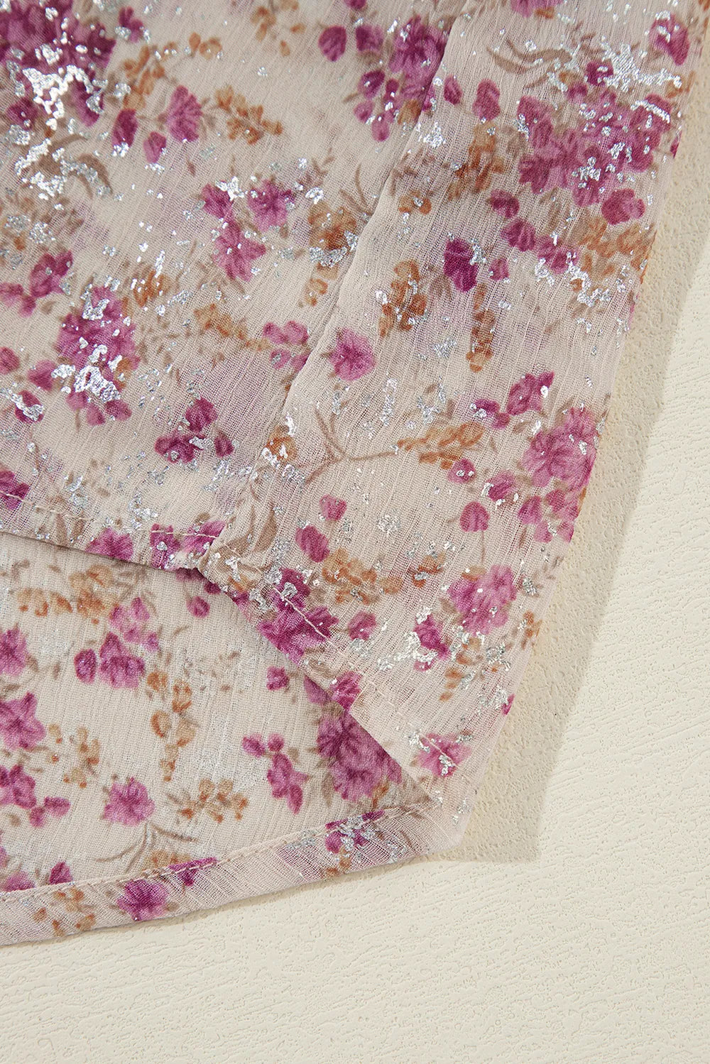 Printed Collared Neck Long Sleeve Shirt.