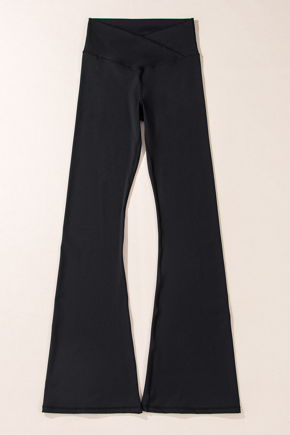 Black V Shape High Waist Flared Leggings Dear-Lover Dropshipping