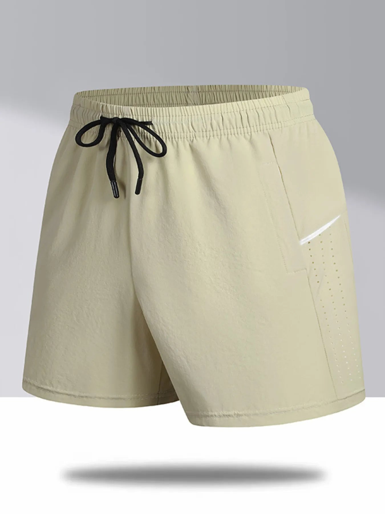 Men's Plus Size Drawstring Shorts.